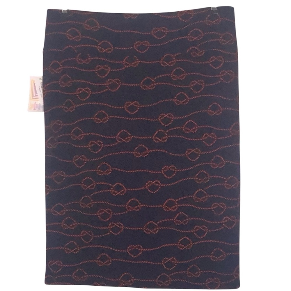 LuLaRoe Blue & Red Skirt 2XL